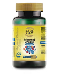 Magnezij Chelate 5 Complex, 90 kapsul, Hug your life