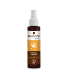 Face and Body Sunscreen 30 Spf Yogurt Carrot, krema za zaščito pred soncem - 100 ml, Messinian Spa