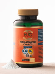 Kalcij, Magnezij, Cink, D3 Complex, 90 kapsul, Hug your life