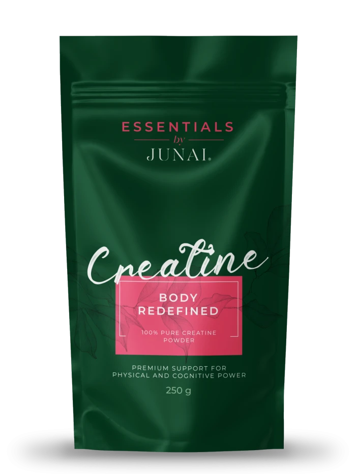 Junai Creatine Body Redefined – 100 % čisti kreatin monohidrat, 250 g